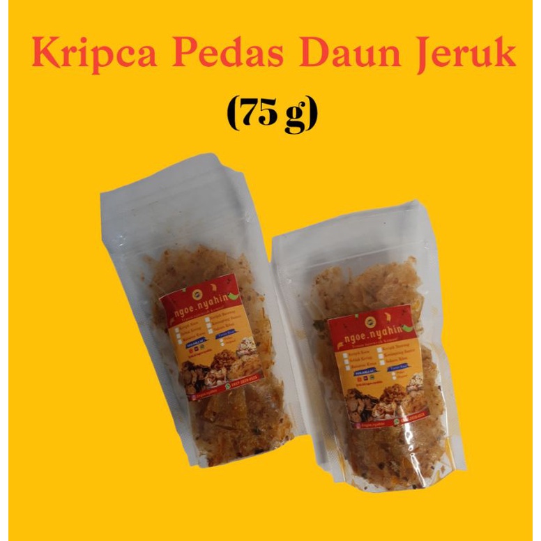 

Kripik Kaca Pedas Daun Jeruk/Kripca Pedas - 75g