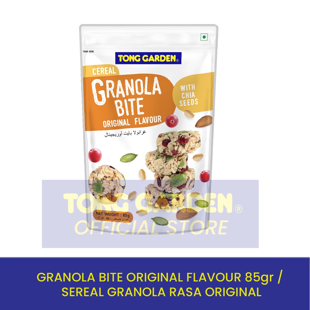 

Tong Garden - Granola Bite Original 85gr / Sereal Granola Rasa Original