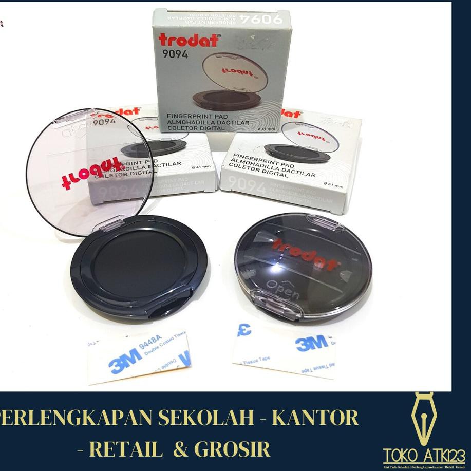 

Fingerprint Pad / Stampel Cap Jari Merk Trodat 9094 Warna Hitam !!
