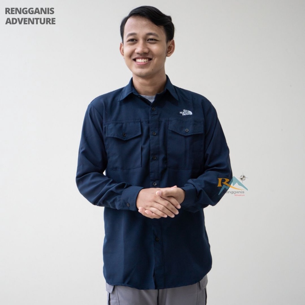 (PROMO DISKON) BAJU LAPANGAN KEMEJA LENGAN PANJANG KEMEJA OUTDOOR LOKAL GUNUNG FORMAL