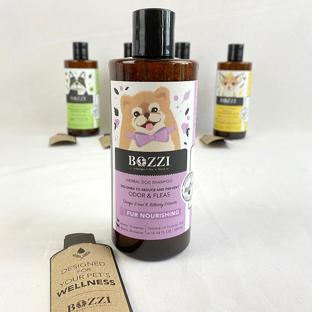 

BOZZI Shampoo Anjing Herbal Odor and Flea FUR NOURISHING 300ml