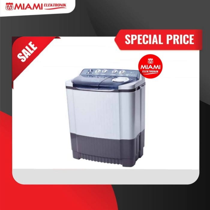 LG P9050RTB / P9050R / P9050 Mesin Cuci LG 9kg, 2 Tabung Punch +3 - Roller Jet Pulsator