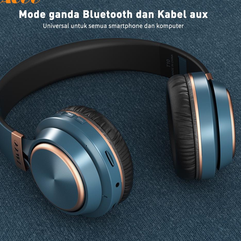 Terbaru.. TACOO Headphone Bluetooth Headset Bluetooth In-Ear Deep Bass Stereo + Nirkabel Hifi Stereo