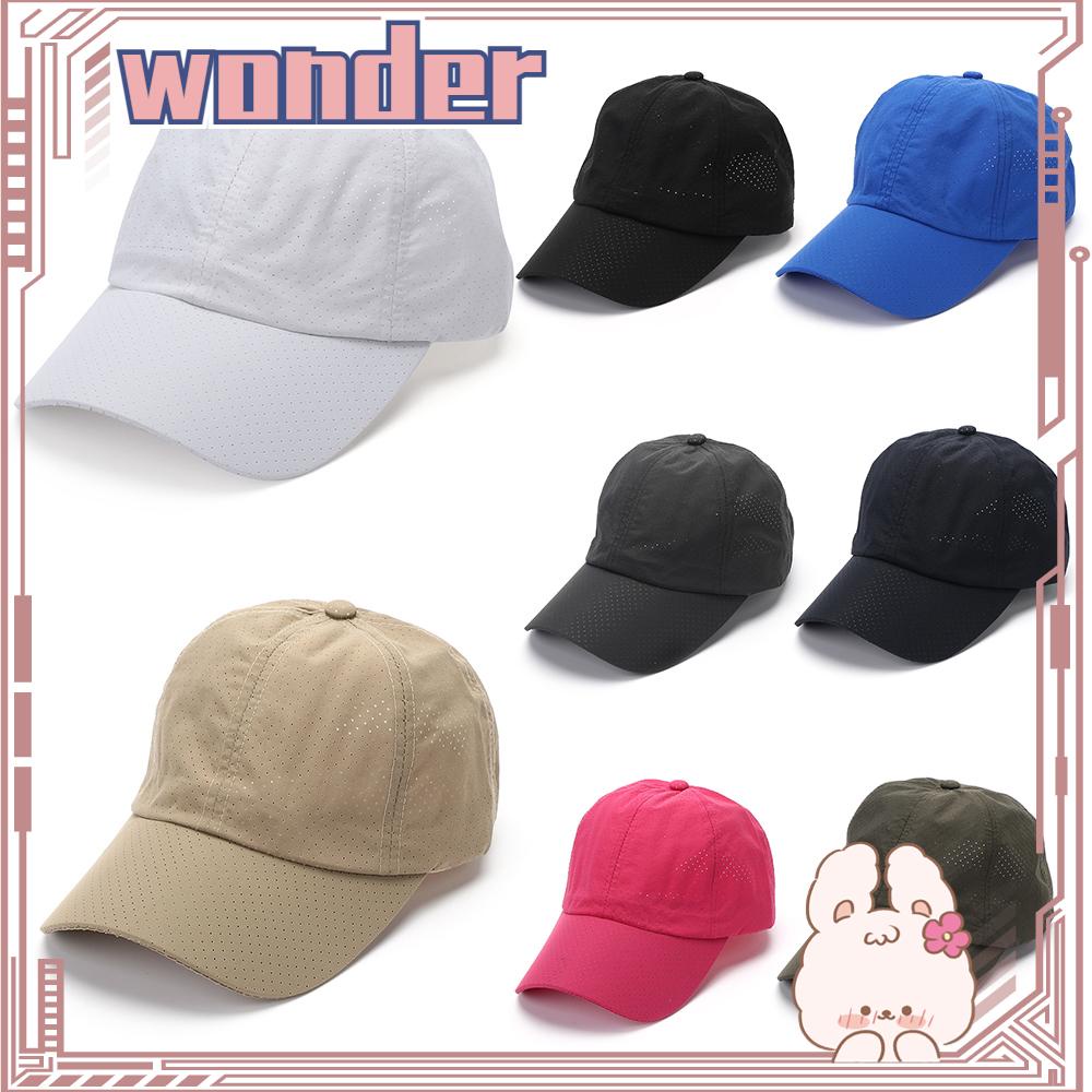 Topi Baseball Olahraga Tenis Bahan Mesh Breathable Cepat Kering Untuk Pria Dan Wanita