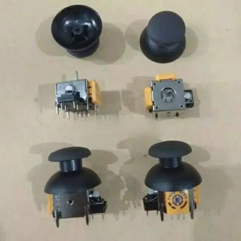 TOMBOL ANALOG BESI STIK PS2/PS 3 OP BESERTA TOPI