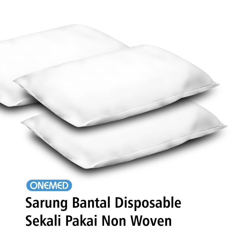 Sarung Bantal Sekali Pakai Traveling Bepergian Non Woven Disposable