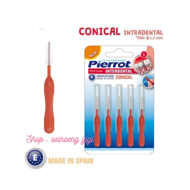 Pierrot Interdental Brush CONICAL 1.3mm