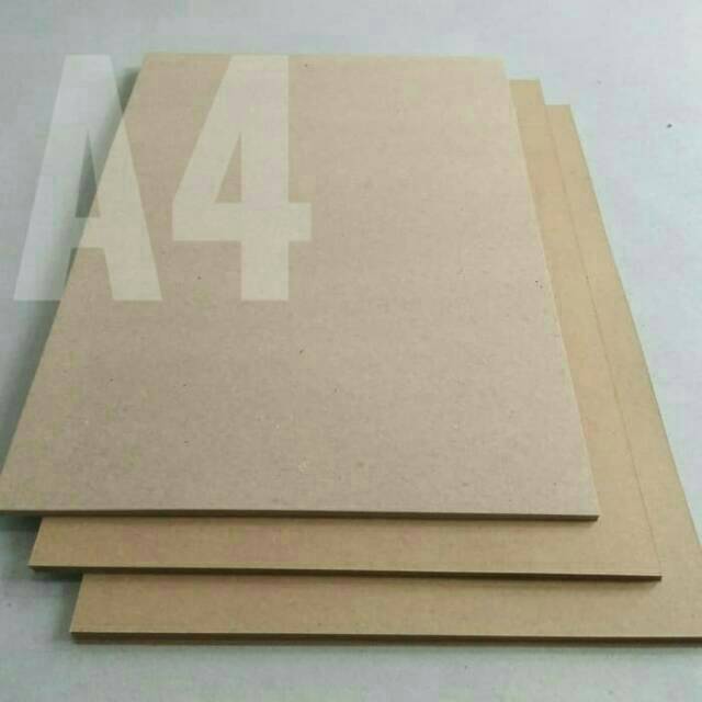 

( 100 Lembar ) Kraft Liner 275 Gsm / 280 Gsm / Kertas Samson Uk A4 21 cm X 29.7 cm