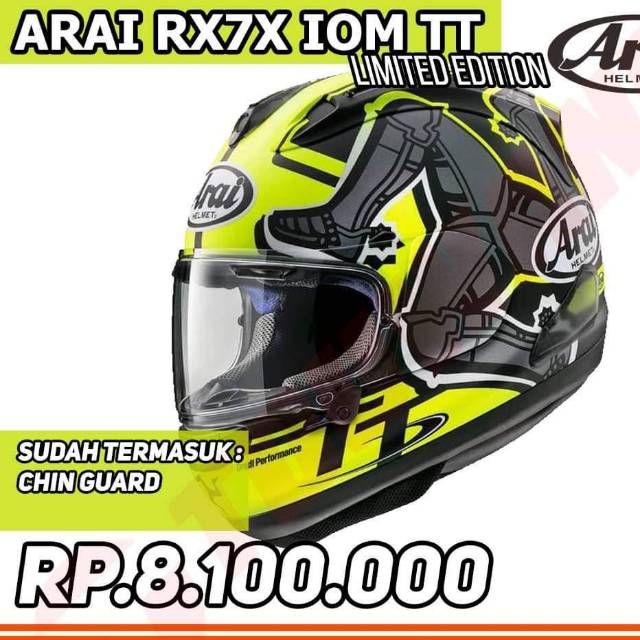 Helm ARAI RX7X IOM TT