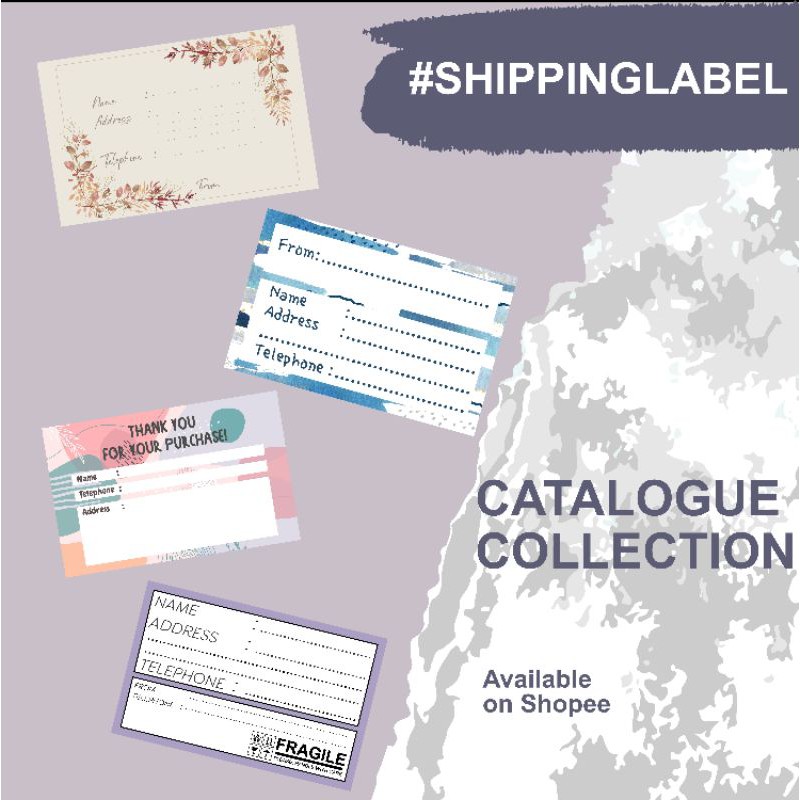 

Stiker Label Pengiriman Olshop Katalog Template HVS Cepat Murah