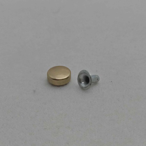 Centang Gepeng 10x8 mm (1 Muka) Emas Muda - Aksesoris Tas (IMPORT)