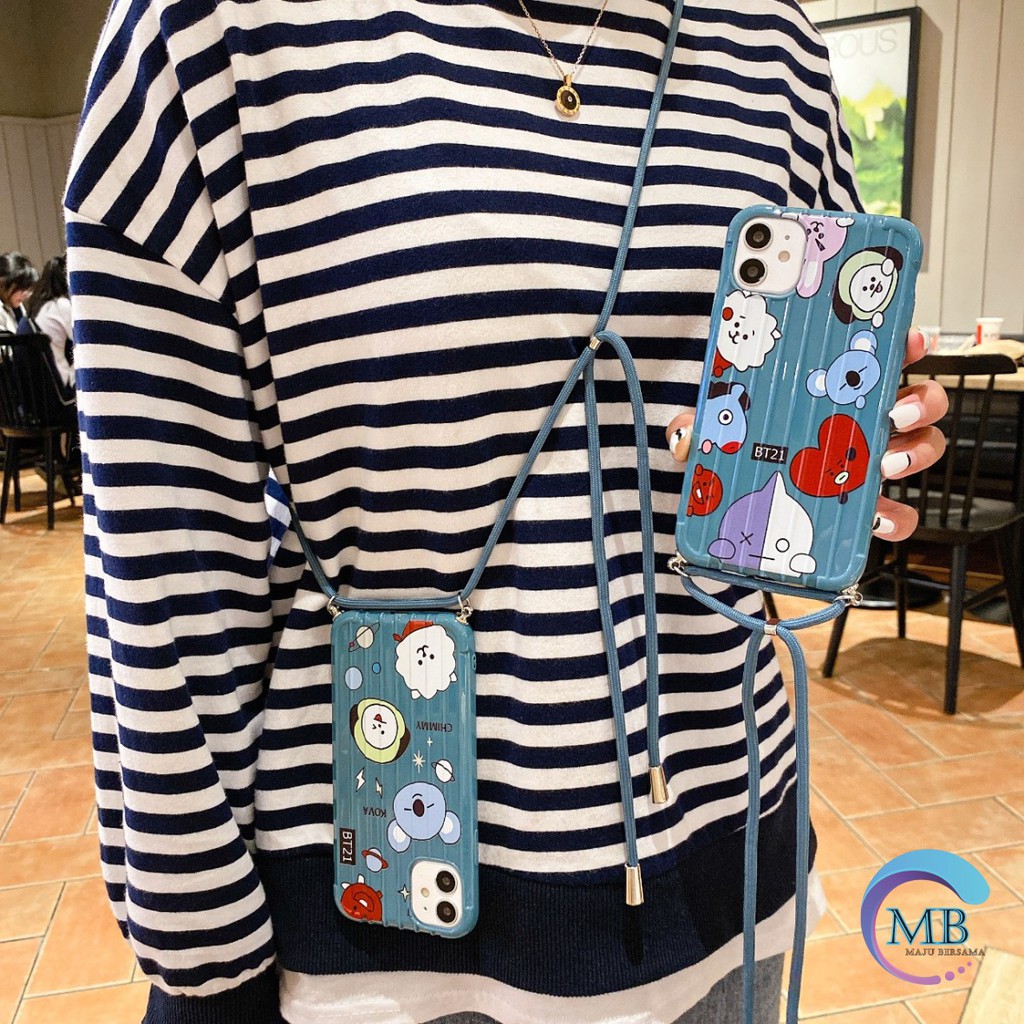 SS163 CASE Slingcase Lanyard KARTUN Oppo A1K A37 Neo 9 A71 A83 A39 A57 F7 F5 Youth MB1101