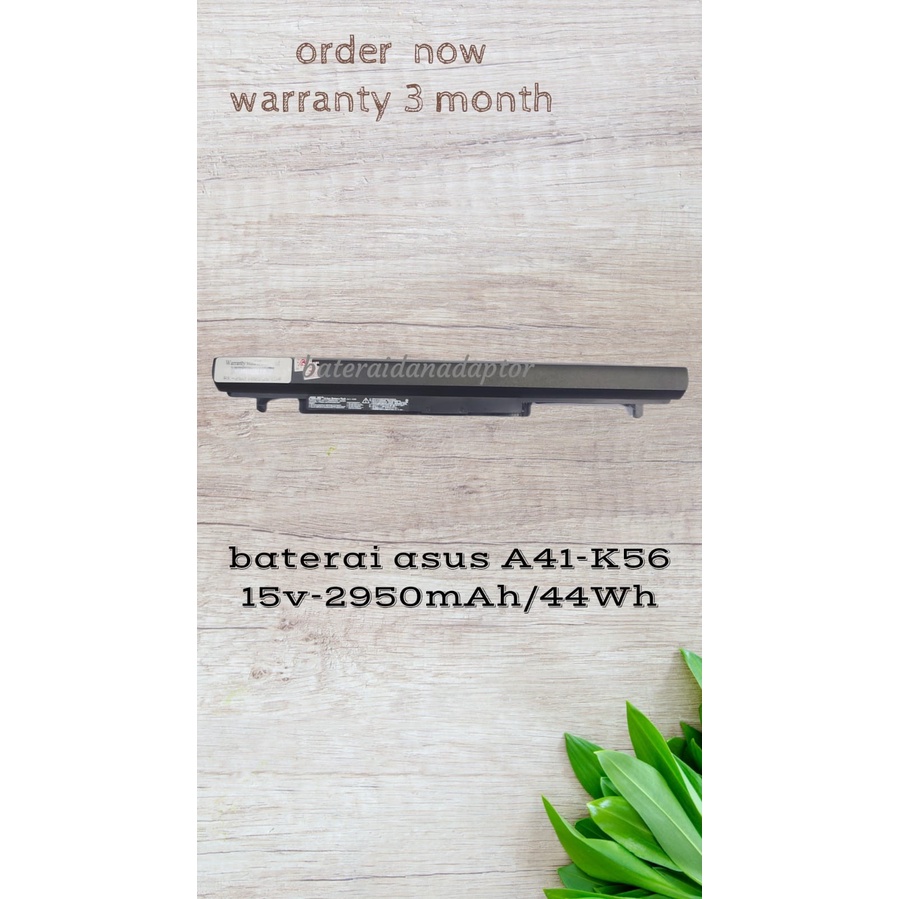 Baterai Asus  A41-K56 Original