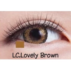 Softlens Living Color LOVELY Minus 0.50 - 2.50 Dia 14.4MM / FREE LENSCASE - KASIMURA