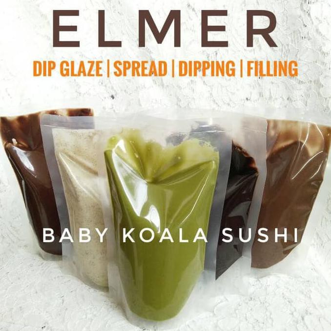 

ELMER Matcha Green tea | Selai Greentea Glaze Spread Topping Donut