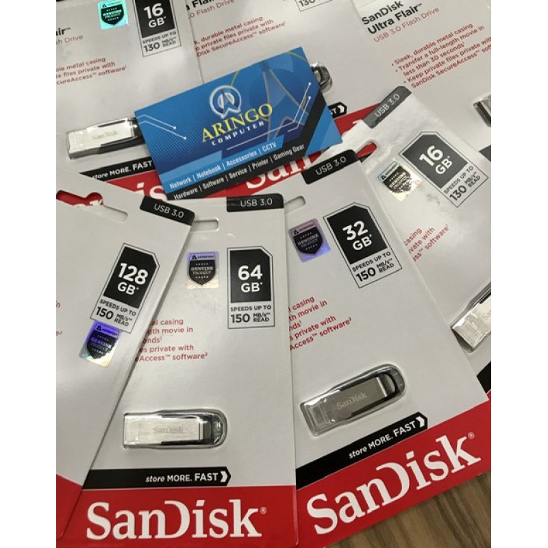 Flashdisk Sandisk Ultra Flair 128GB USB 3.0 CZ73 BESI