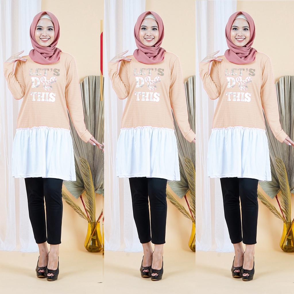 Tunik Atasan Tunik Jumbo Fashion Muslim Wanita