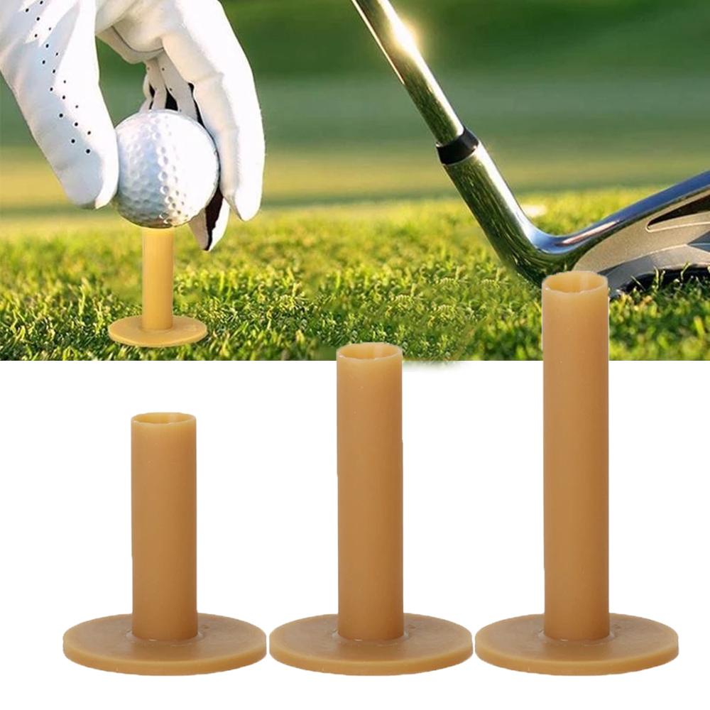 NICKOLAS1 Golf Tees 5pcs Latihan Pemula Golfer Trainer Aids Rubber Tee