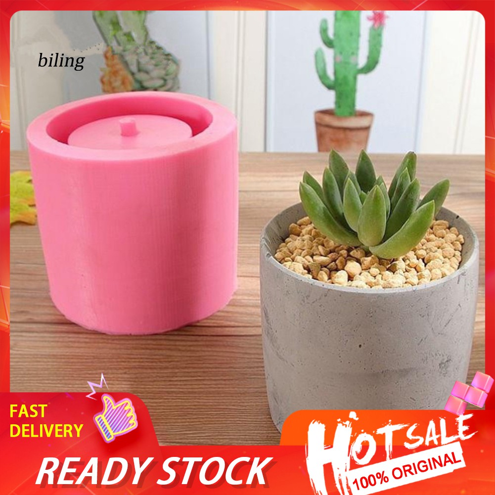 Cetakan Silikon Bentuk Bulat Untuk Kerajinan Tangan Pot Cetakan Silikon Bentuk Bulat Untuk Kerajinan Tangan Pot