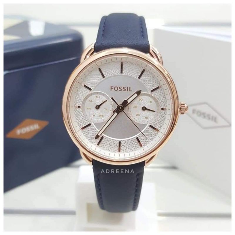 jam tangan pria fossil ES4260 strap leather / kulit original