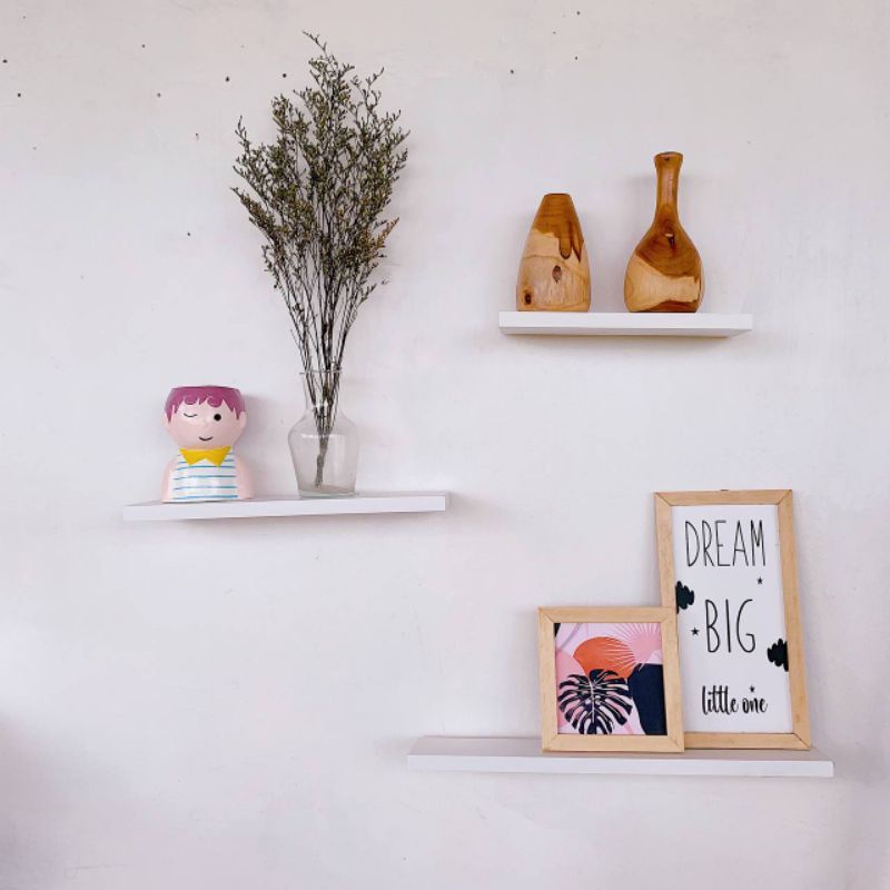 Walldeco Rayung Wall deco Rayung Walldeco Unik Walldeco Cantik Walldeco Rustic Walldeco Murah Ambalan-Ambalan Susun 3 Puth