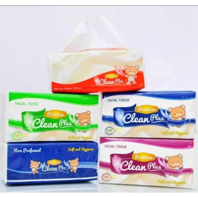 Tissue Nice 180 sheet / Tisu Wajah / Facial Tissue 180 lembar-Tissue Clean Plus