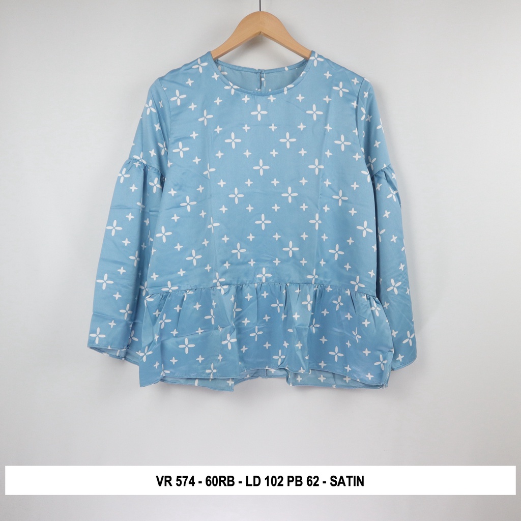 Thrift Blouse Vintage | Kode V3-VR 574
