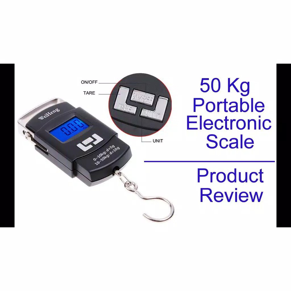 Timbangan Gantung Portable Timbangan Laundry Digital 50kg