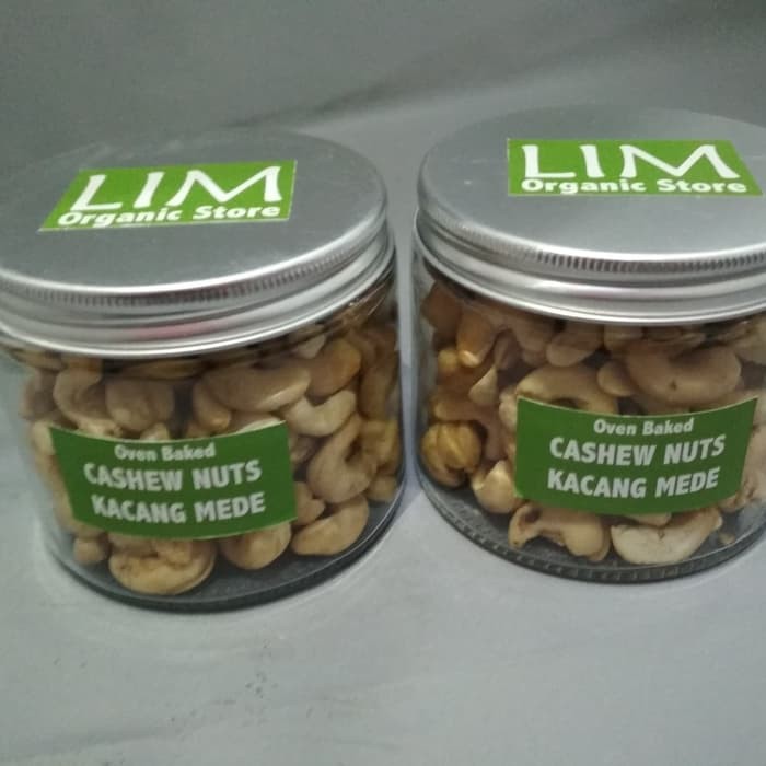 

Kacang Mete Oven 200gr Toples Kaca Oven Baked Cashew
