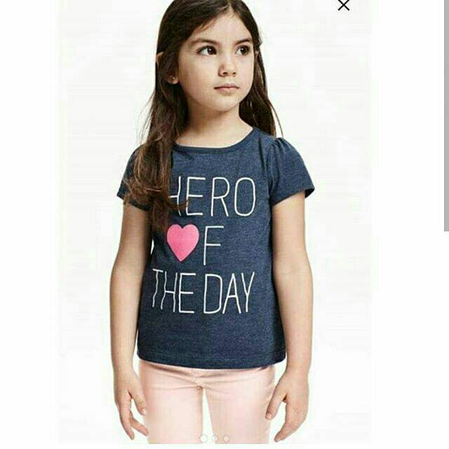 Kaos anak cewek H&M