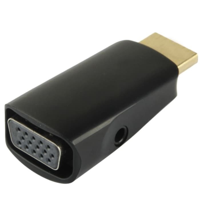 Converter HDMI to VGA with Port Audio Full HD 1080p