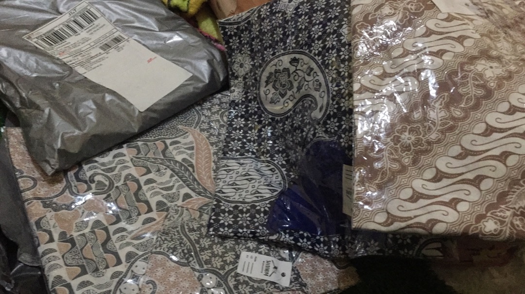 Blus Modern Batwing Batik Brokat Brukat Renda Jumbo Pastel Atasan Batik Soft Pesta Kondangan (seno)