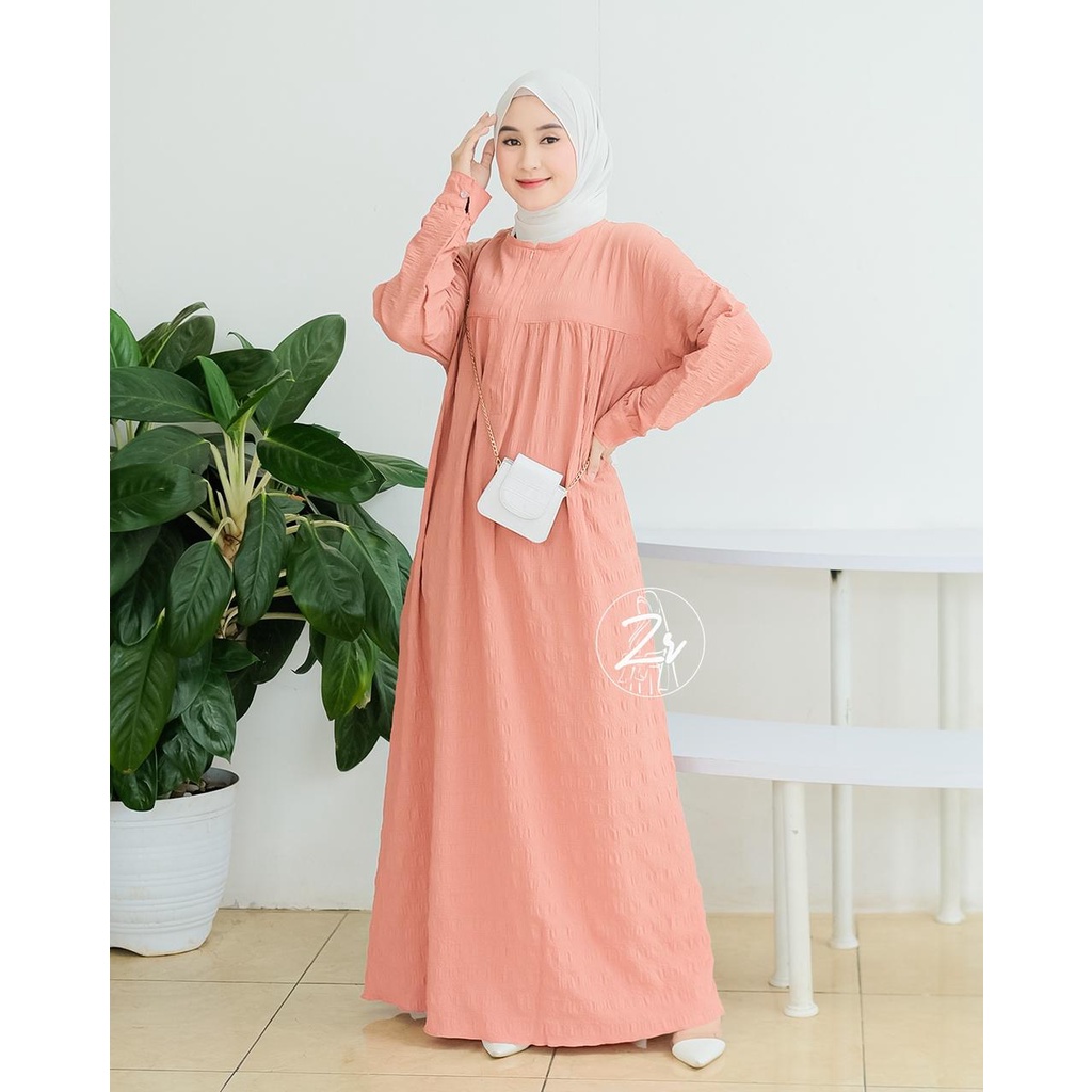 gamis Liora Dress polos/ gamis original