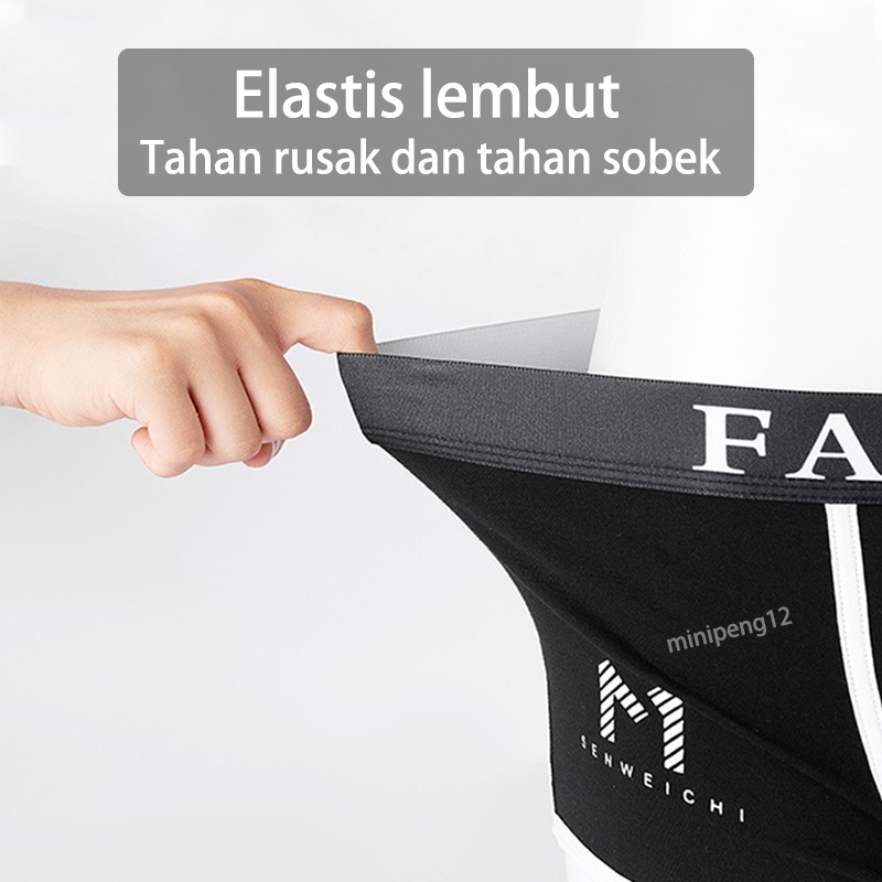 Celana Dalam Pria Boxer Dewasa anti bakteri cd Seamless Import Sport Premium