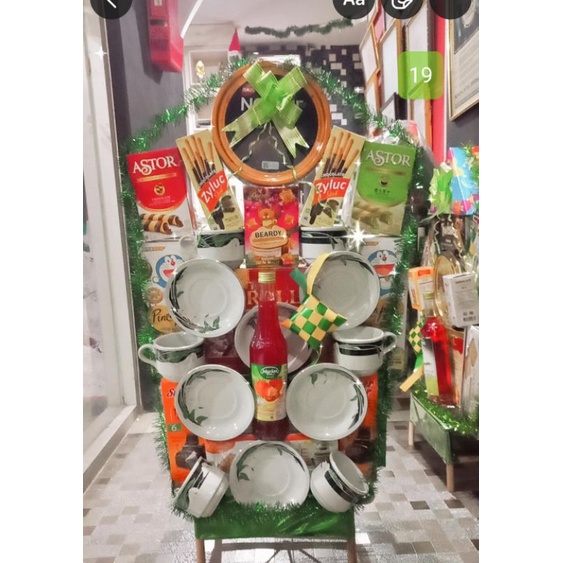 

parcel keramik dan snack