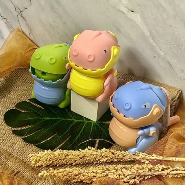 

Rautan / Serutan / Sharpener Meja Dino Warna Pastel Lucu Pengkeruk Meja