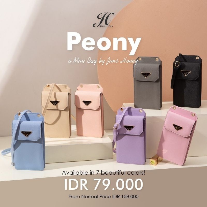 Tas Dompet Kecil Slempang Jims Honey Peony Minibag