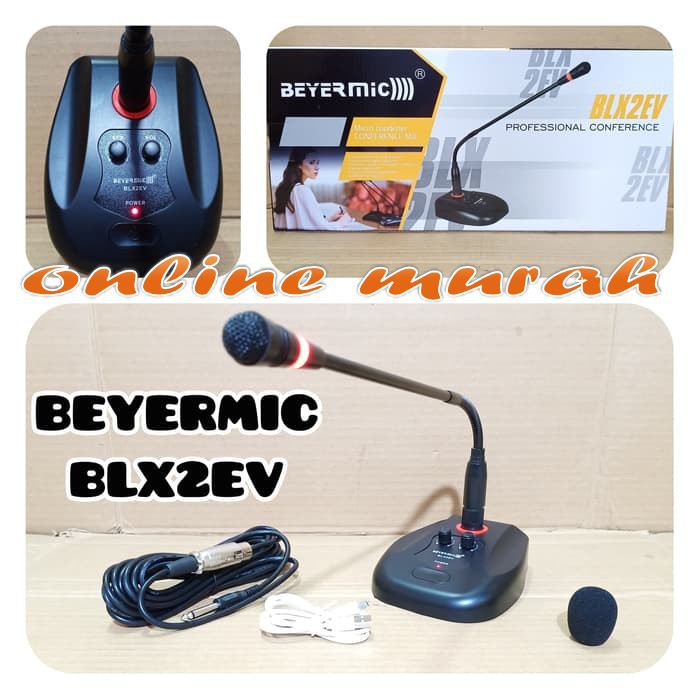 BEYERMIC BLX2EV MIC MEJA KABEL MICROPHONE CONFERENCE