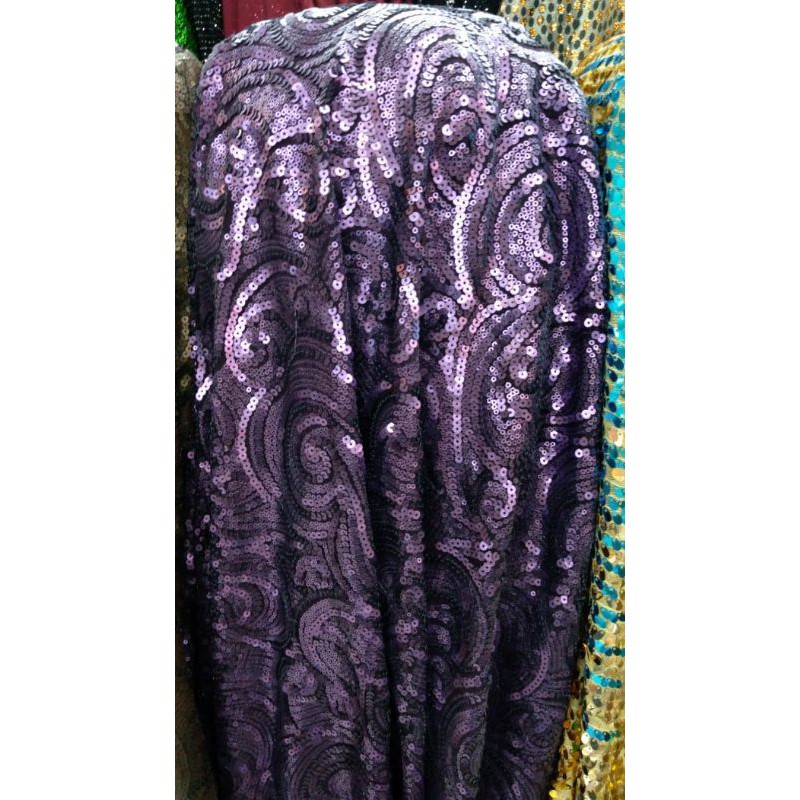 kain sequin / bahan sequin / bahan dress,gaun,seragaman pernikahan dll TERMURAH