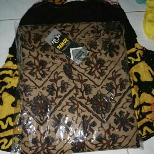 Gamis Batik Cikita Genes Saku Samping Batik Busui