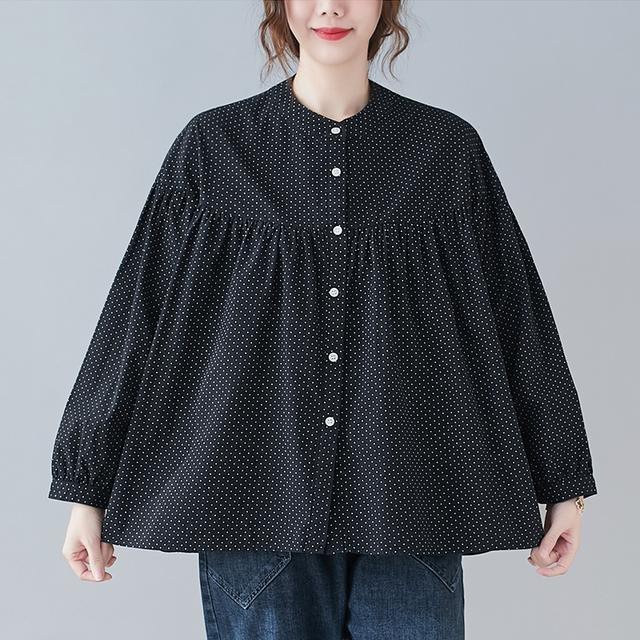 POLKA BLOUSE - blouse polka / atasan polkadot / blouse wanita / blouse kekinian / blouse cantik / simple blouse / blouse polos