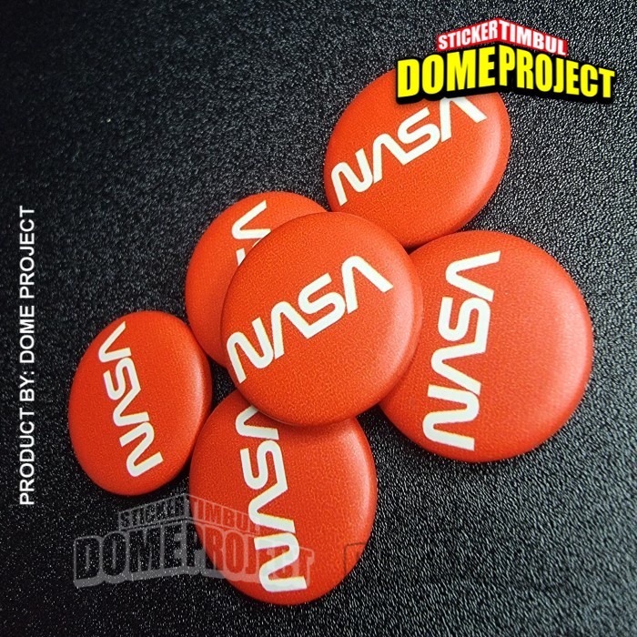 PIN PENITI NASA MERAH UKURAN 25MM AKSESORIES ROMPI AKSESORIES TAS