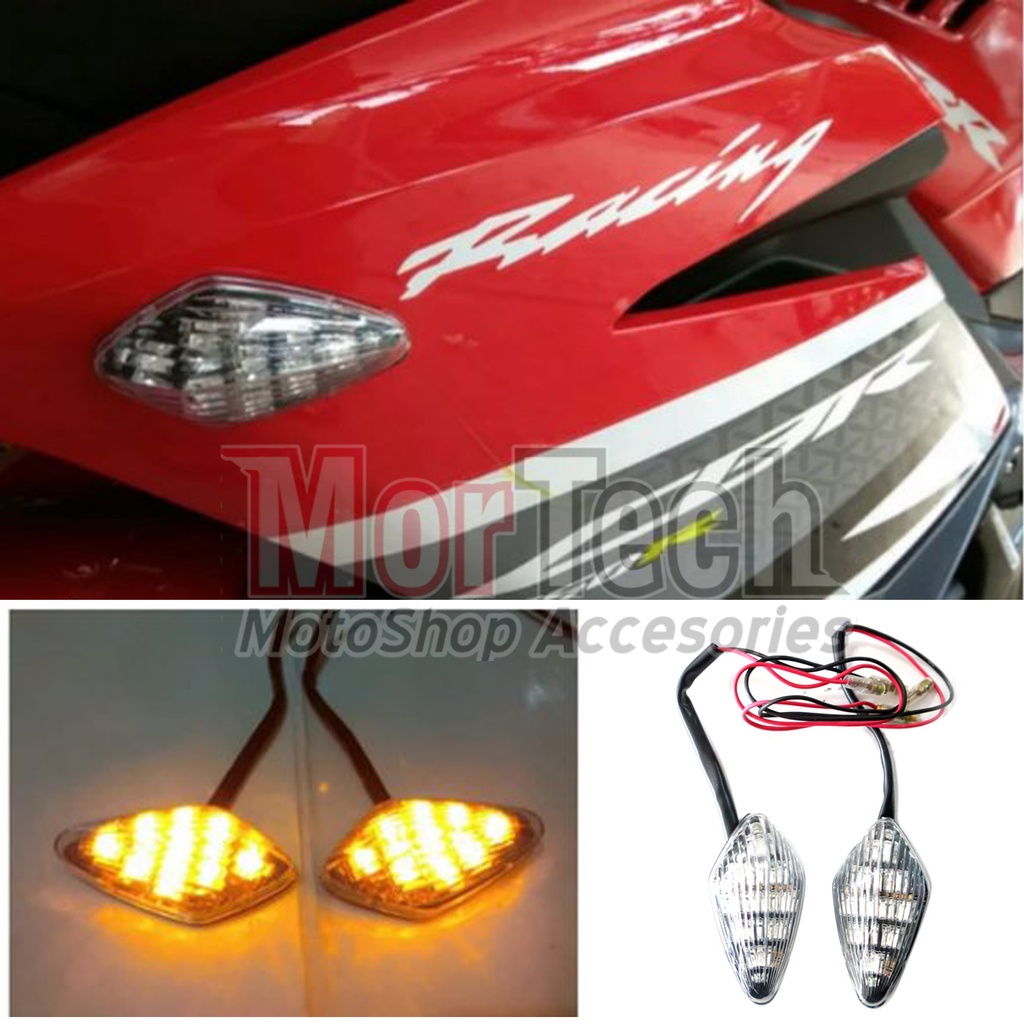 Lampu Sen Sein Tempel Mini Ninja 250 150 Motor Fairing  Kuping Reting Retting Variasi