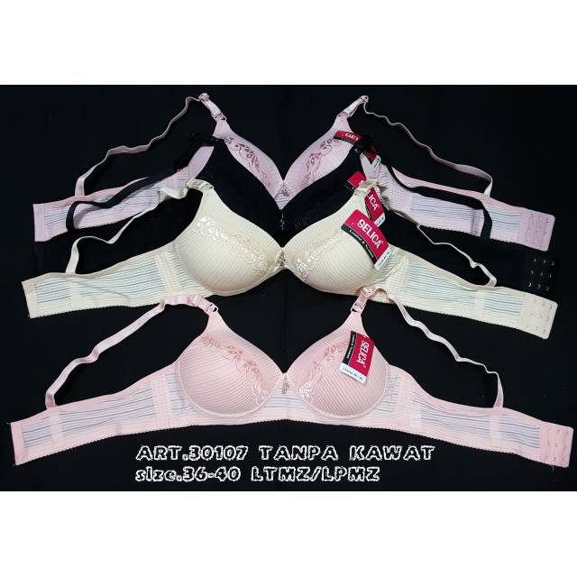 Bra Selica Tanpa Kawat 30107
