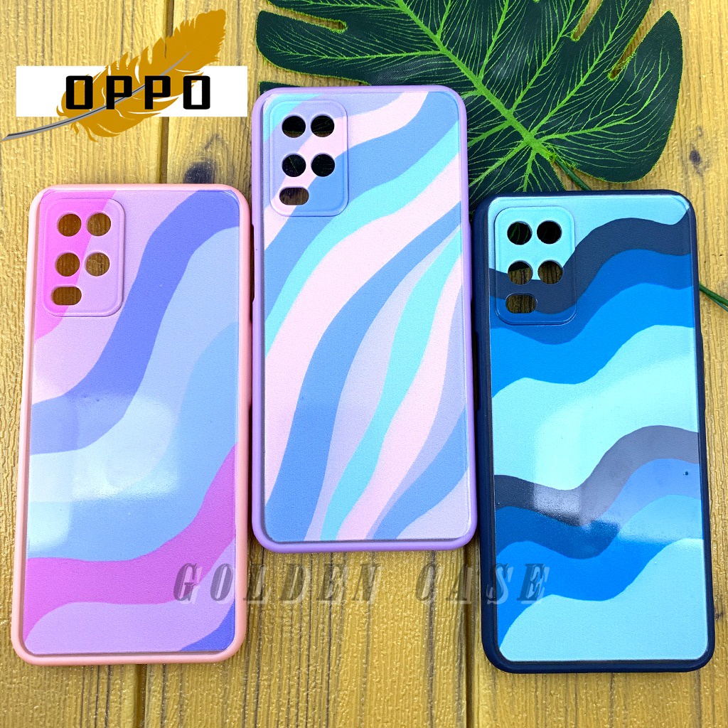 Case Lens Cover Camera Motif Pelangi Rainbow Fuze Matte Oppo A15 A16 A37