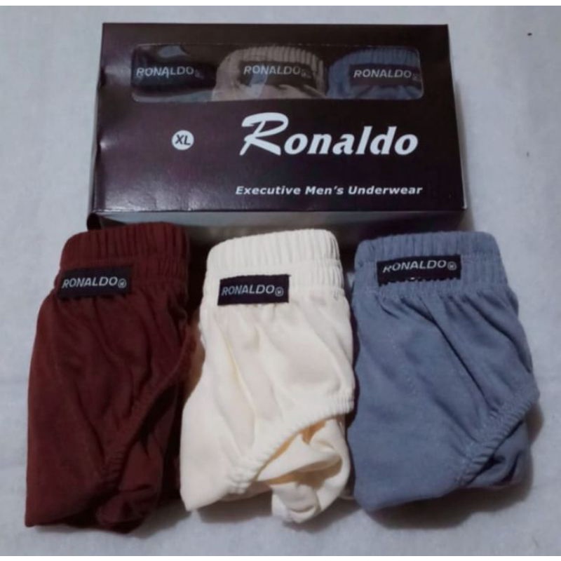 CELANA DALAM PRIA RONALDO MURAH/ 1 BOX ISI 3 PCS