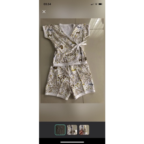 Setelah bayi cuit baby size S / setelan kimono bayi cuit baby preloved