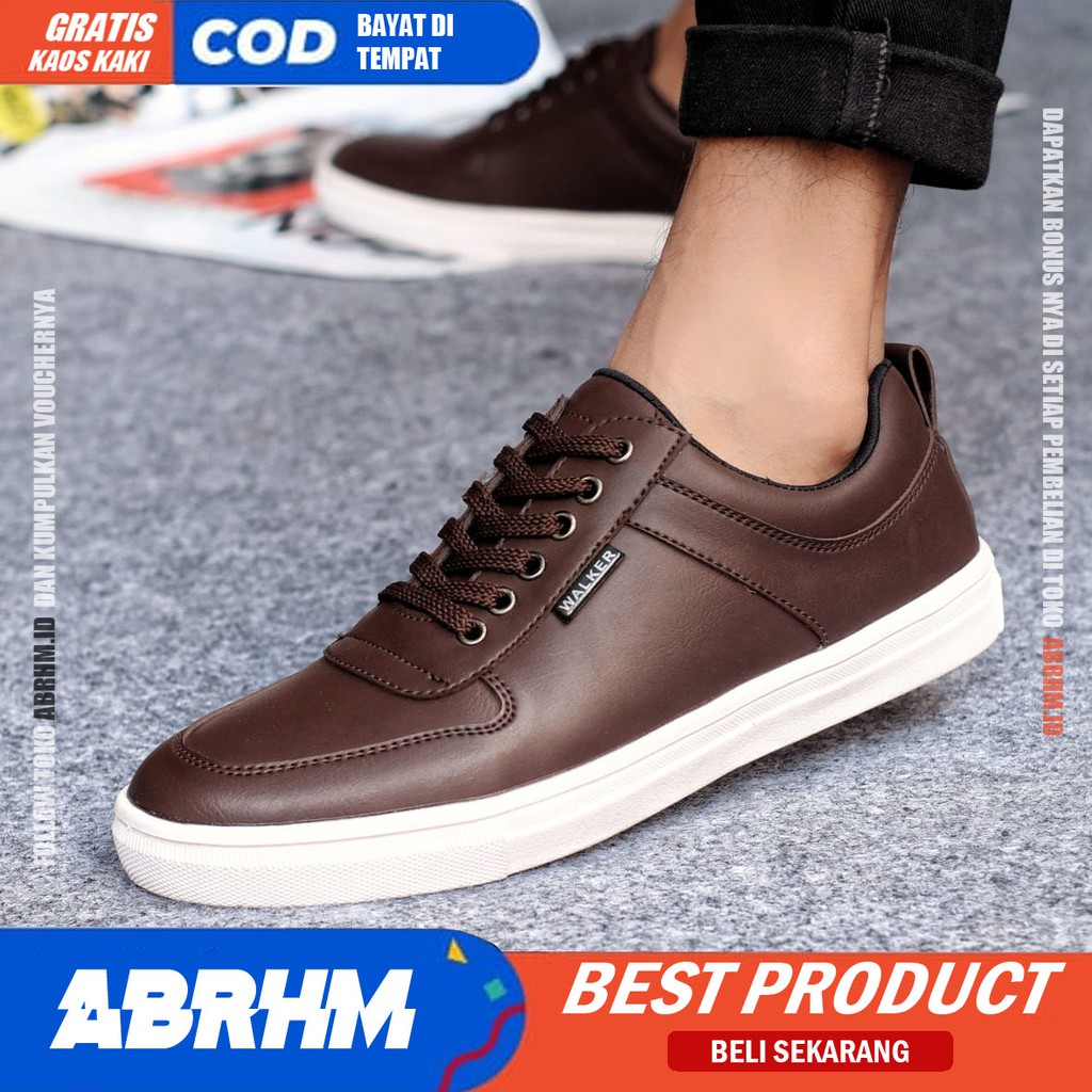 ABRHM TIAGO Sepatu Kasual Pria Sepatu Casual Sneakers Sepatu Pria Casual