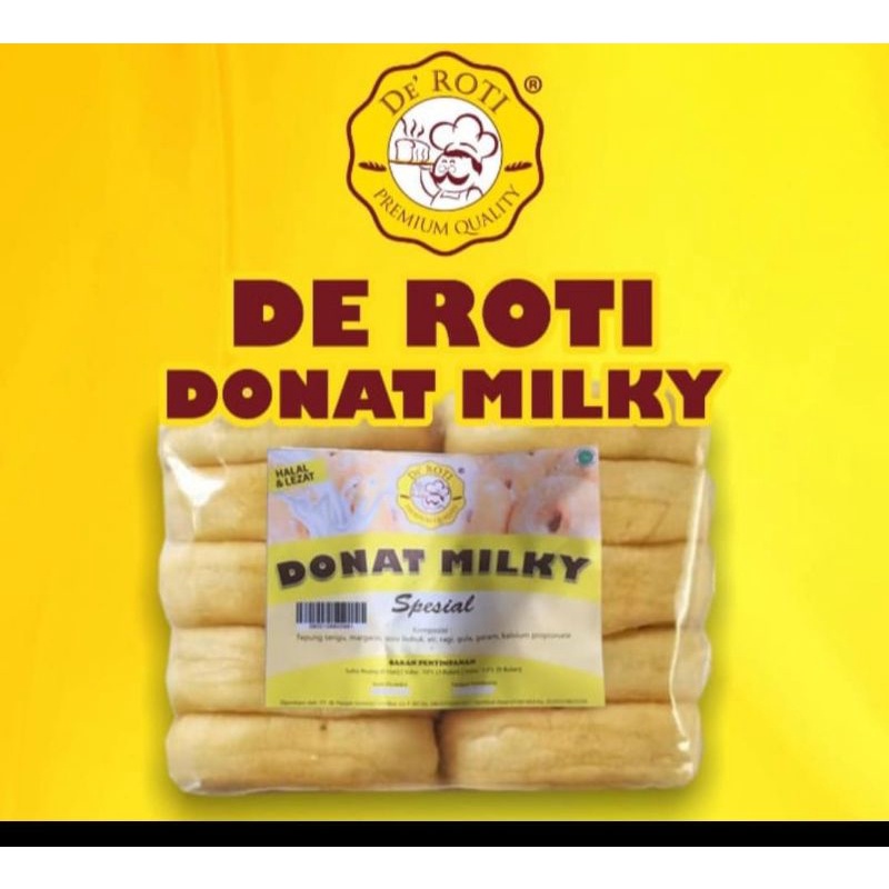 

De'Roti Donat kentang milky isi 10 pcs 500gram