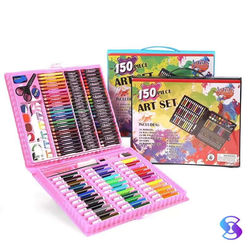 

Oil Pastel Crayon 150 Macam Warna Set Koper 150 in 1 Cocok Untuk Warna set-Suning Mall